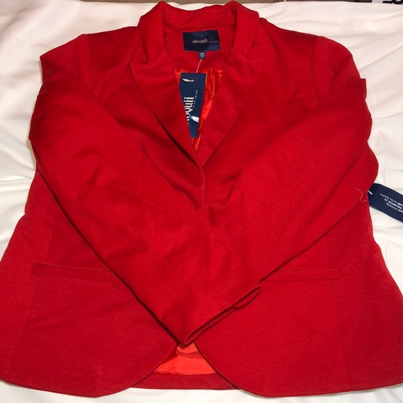 🔥🔥NWT Red blazer by Eloquii!!!🔥🔥 - Picture 4 of 5